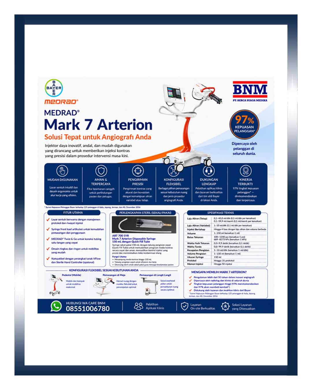 Flyer HSG - Medrad Mark 7 Arterion