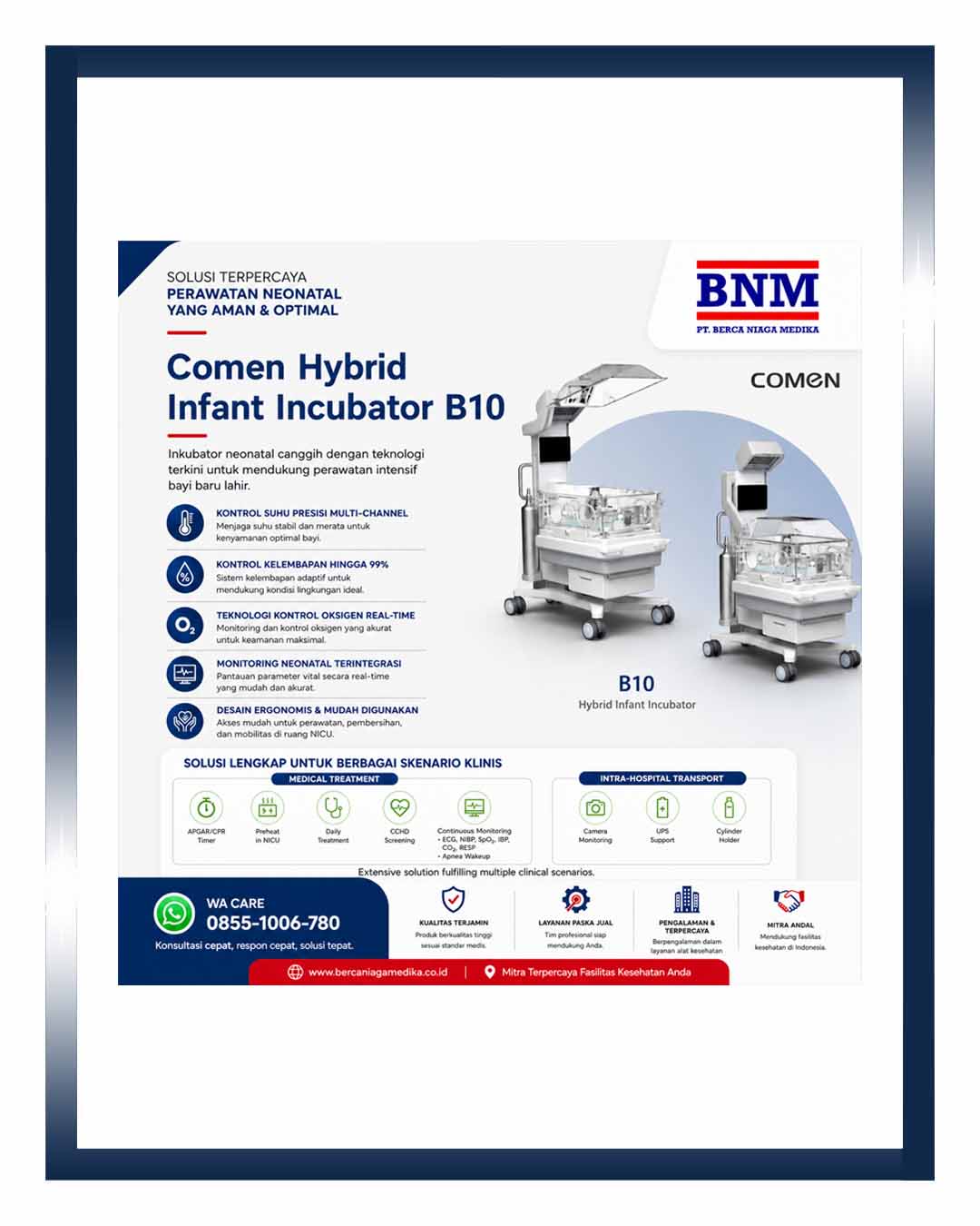 Flyer ISG - Comen Hybrid Infant Incubator B10
