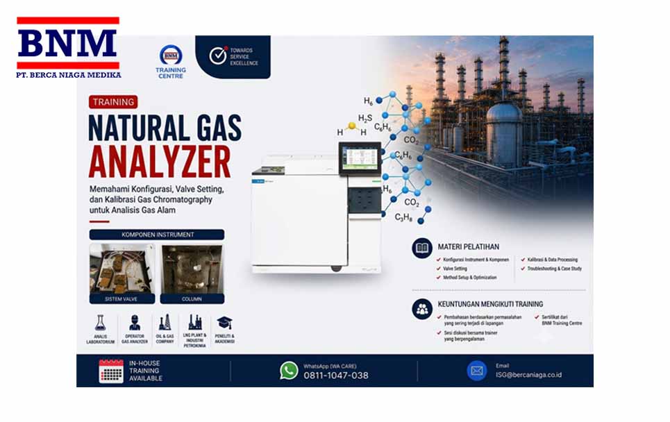 Training Natural Gas Analyzer : Memahami Konfigurasi, Valve Setting, dan Kalibrasi Gas Chromatography