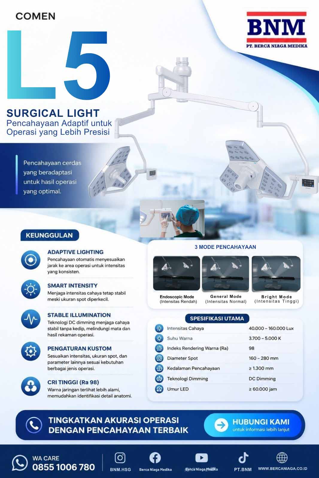 Comen L5 Surgical Light