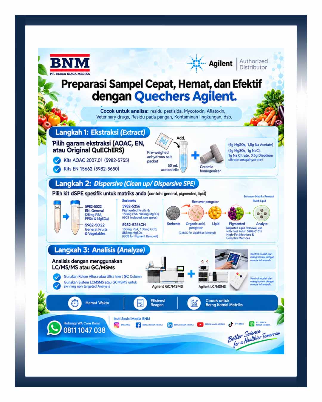 Flyer Artikel ISG - Preparasi Sampel dengan Quechers Agilent