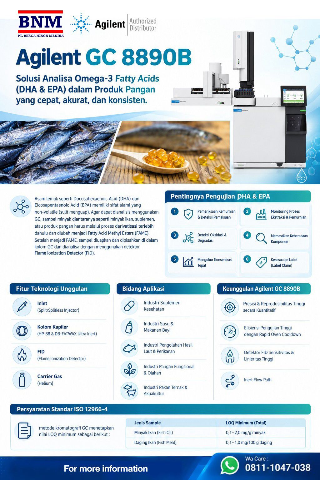 Solusi Analisa Omega 3 Fatty Acids
